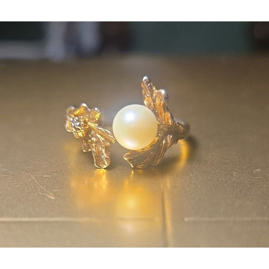 Vintage sterling silver ring sz 7 (adjustable)