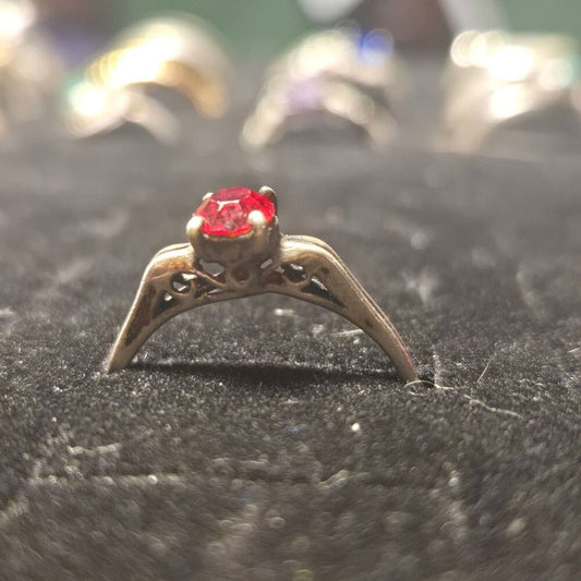 Vintage sterling silver ring sz 7.5