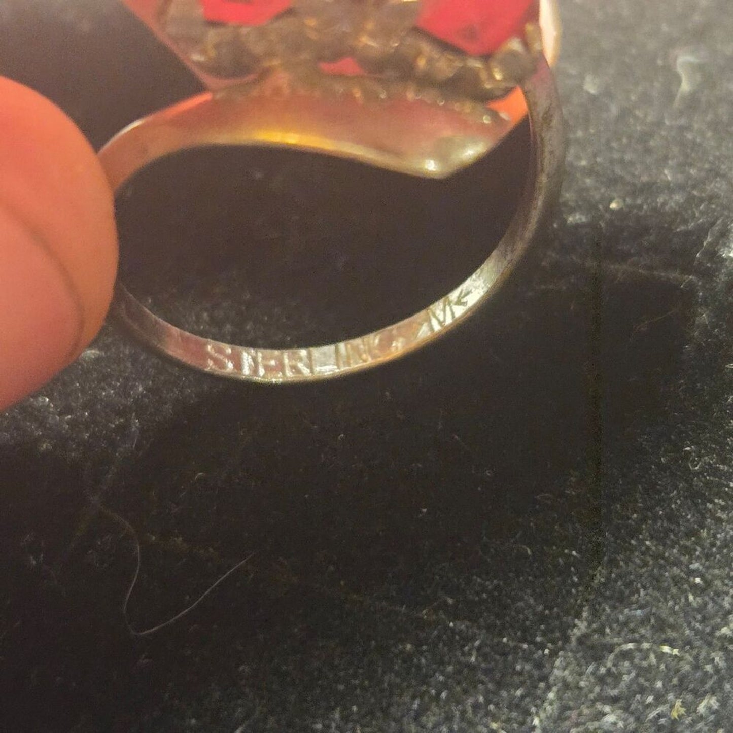Vintage sterling silver ring sz 5.5