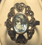 Vintage Sterling Silver 925 Ring Sz 8.5