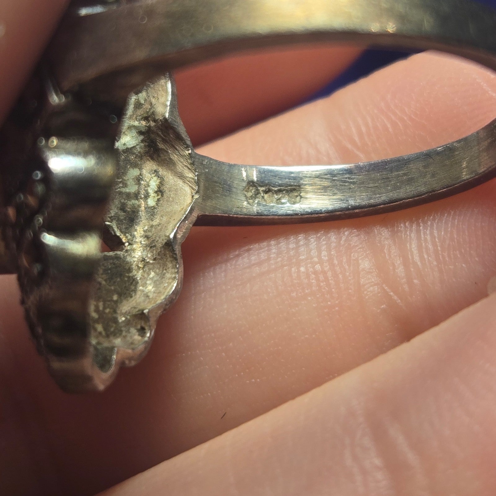 Vintage Sterling Silver 925 Ring Sz 8.5