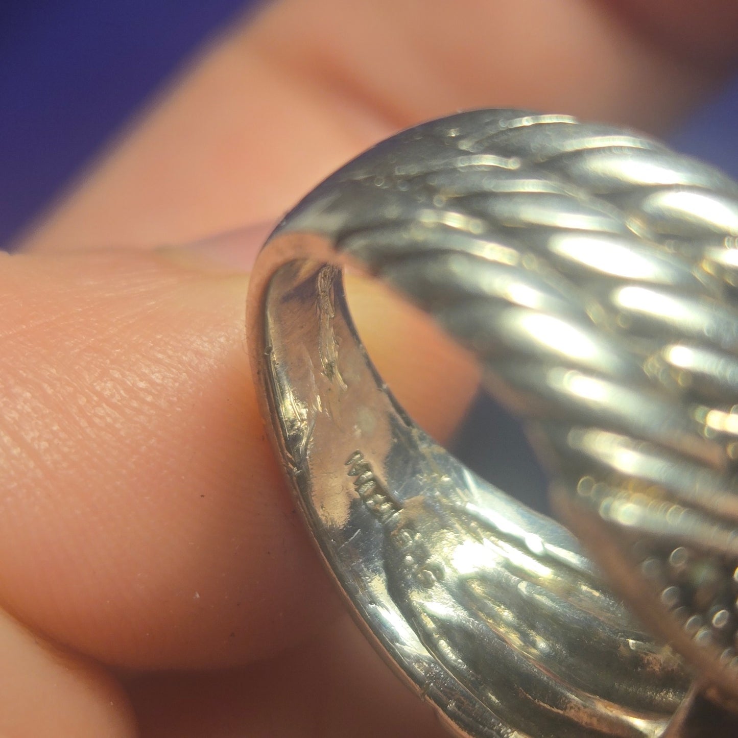 Vintage Sterling Silver 925 Ring Sz 8.5