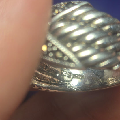Vintage Sterling Silver 925 Ring Sz 8.5