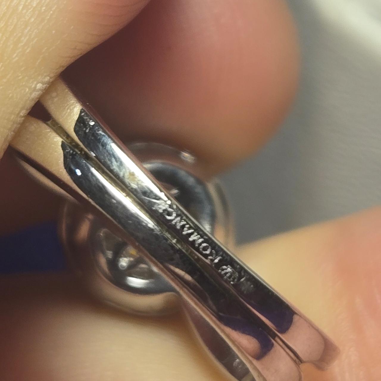 Romance Engagement Sterling Silver Ring Sz 6