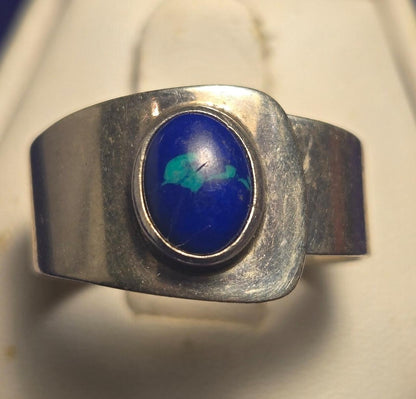 Vintage Sterling Silver 925 Ring Sz 8 adjustable