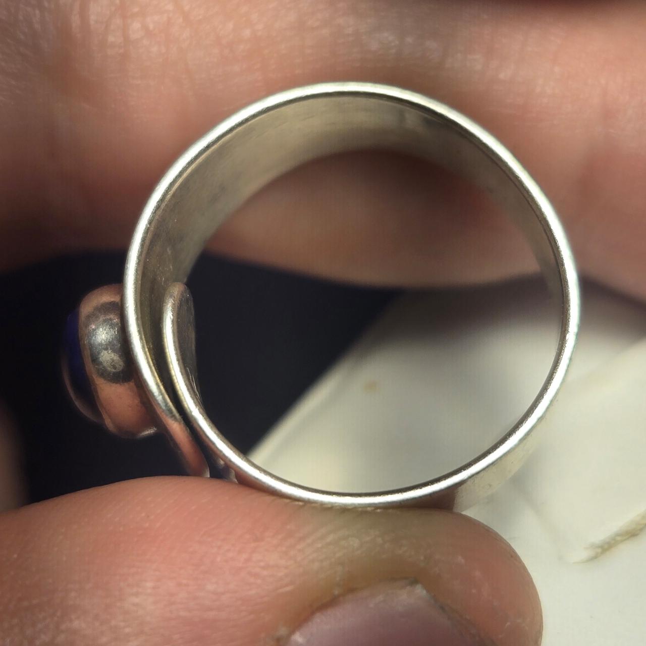 Vintage Sterling Silver 925 Ring Sz 8 adjustable