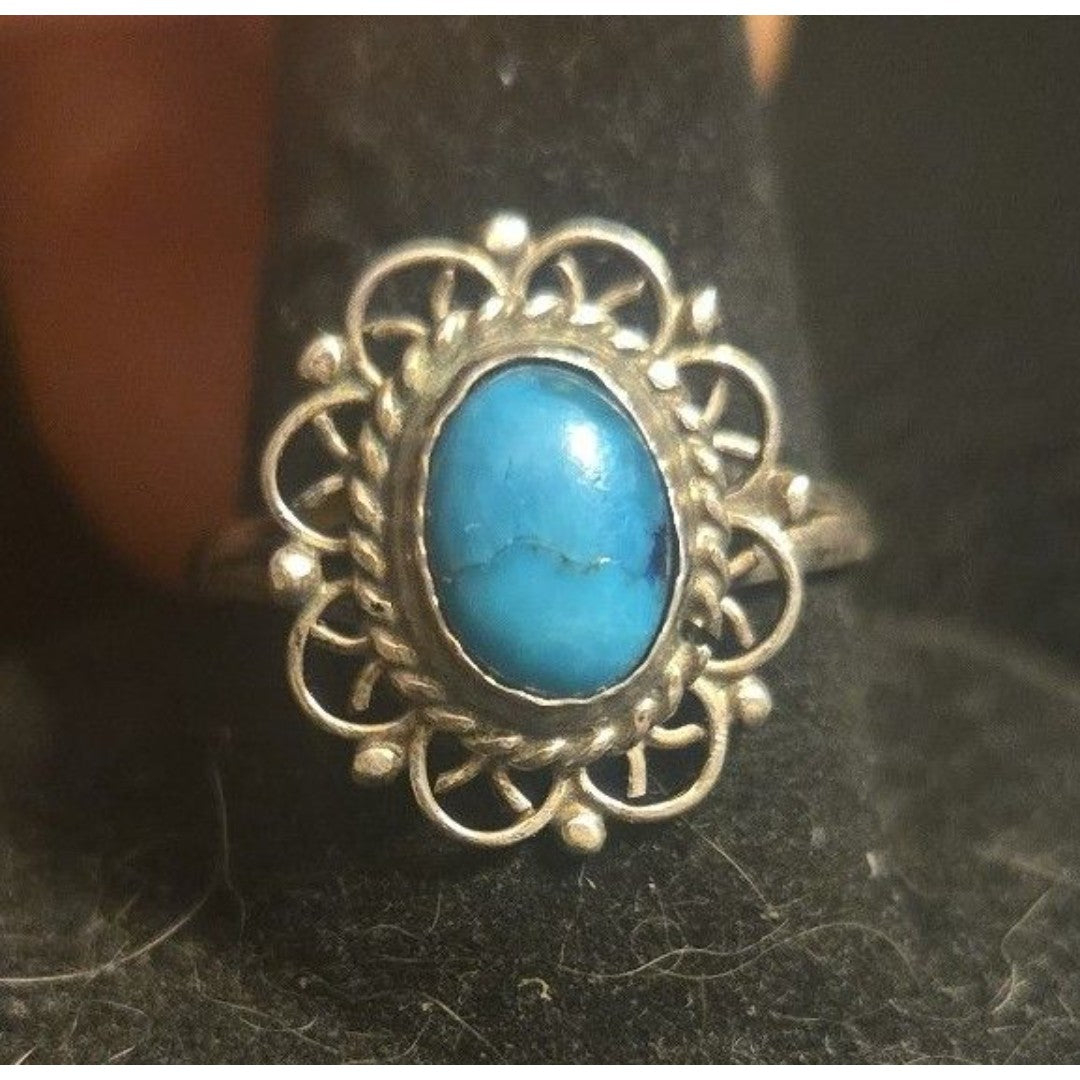 Southwestern Vintage sterling silver ring sz 6