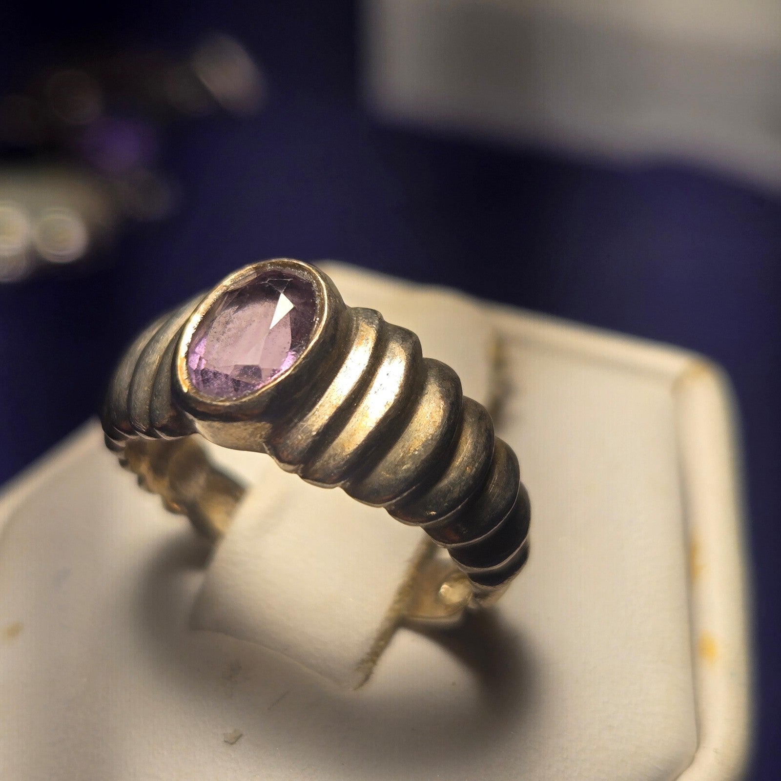 Vintage Sterling Silver 925 Ring Sz 5