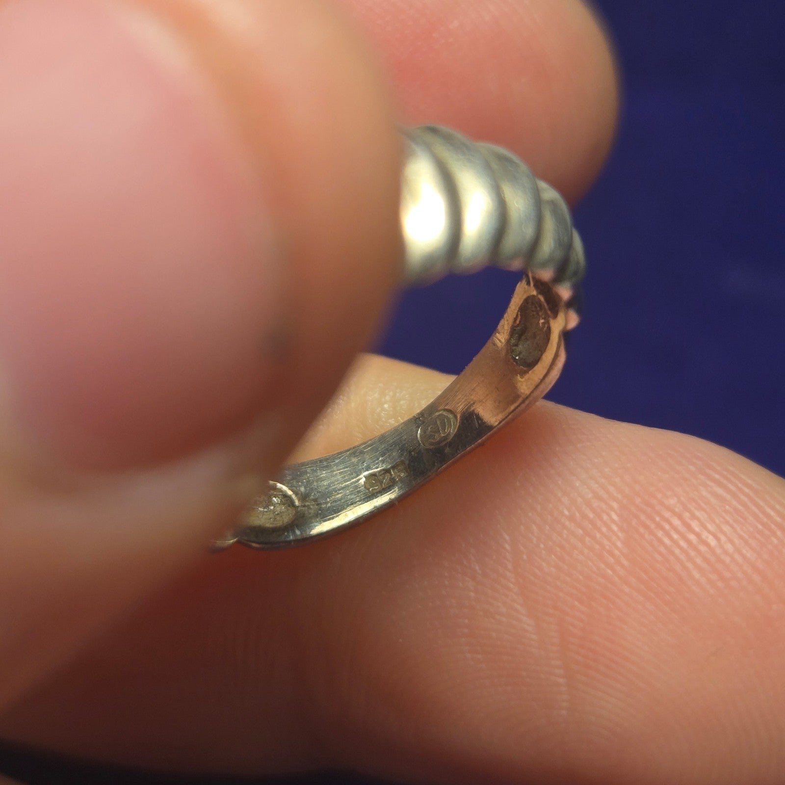 Vintage Sterling Silver 925 Ring Sz 5