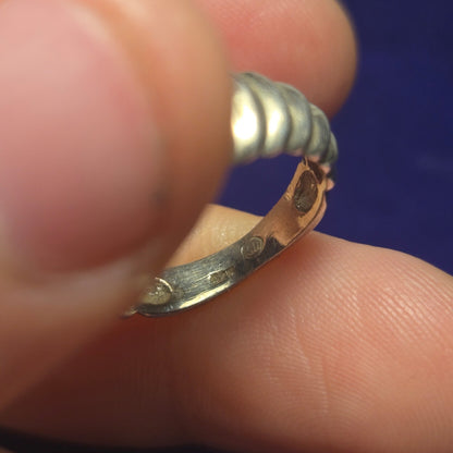 Vintage Sterling Silver 925 Ring Sz 5