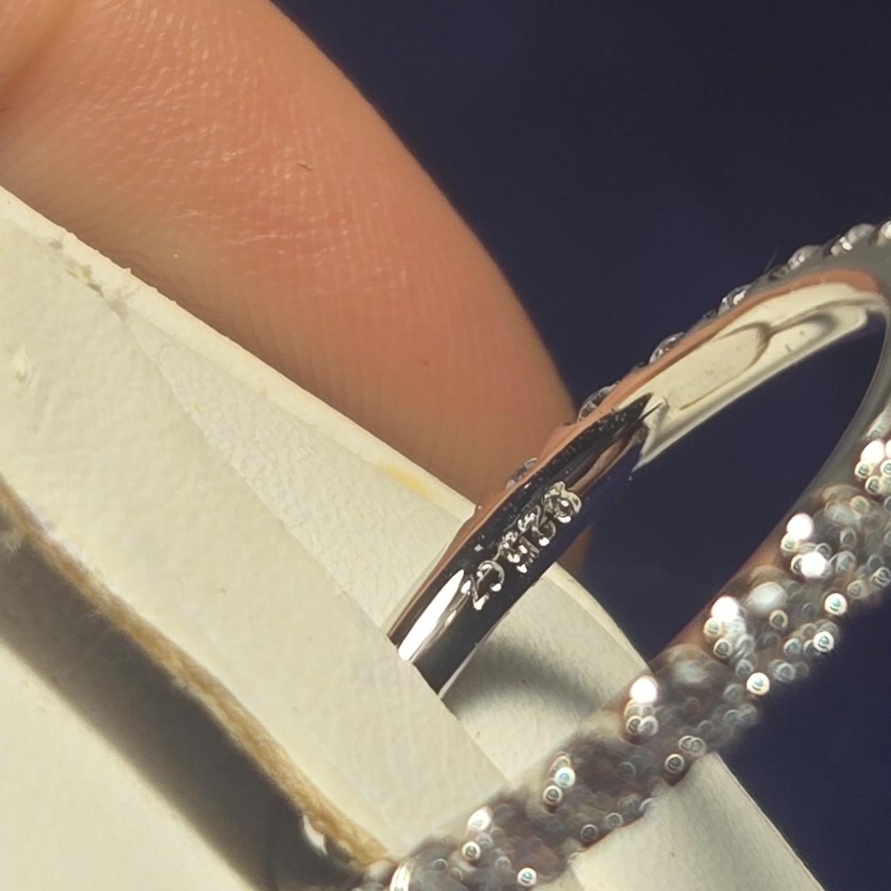 Romance Engagement Sterling Silver Ring Sz 6