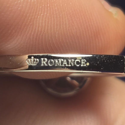 Romance Engagement Sterling Silver Ring Sz 6