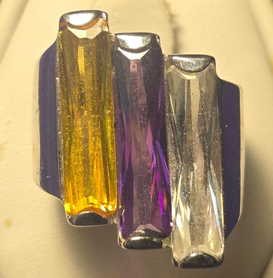 Vintage Sterling Silver 925 Ring Sz 6