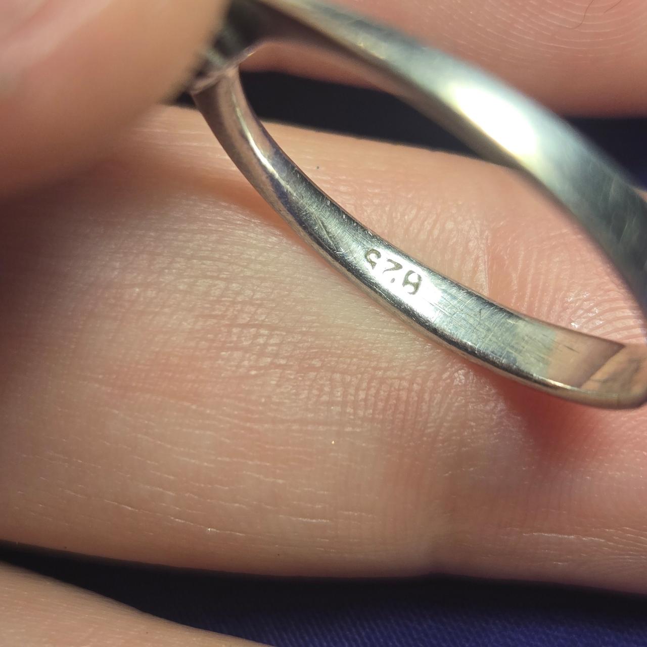 Vintage Sterling Silver 925 Ring Sz 7.5