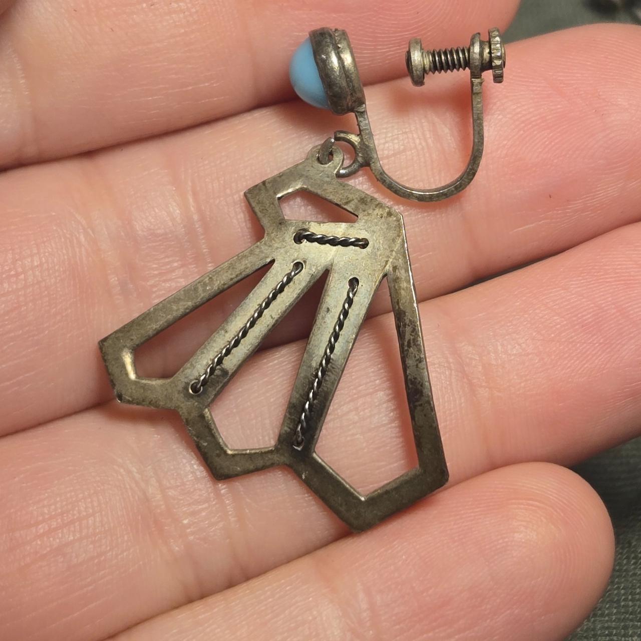 Mexico Vintage Sterling Silver Earrings