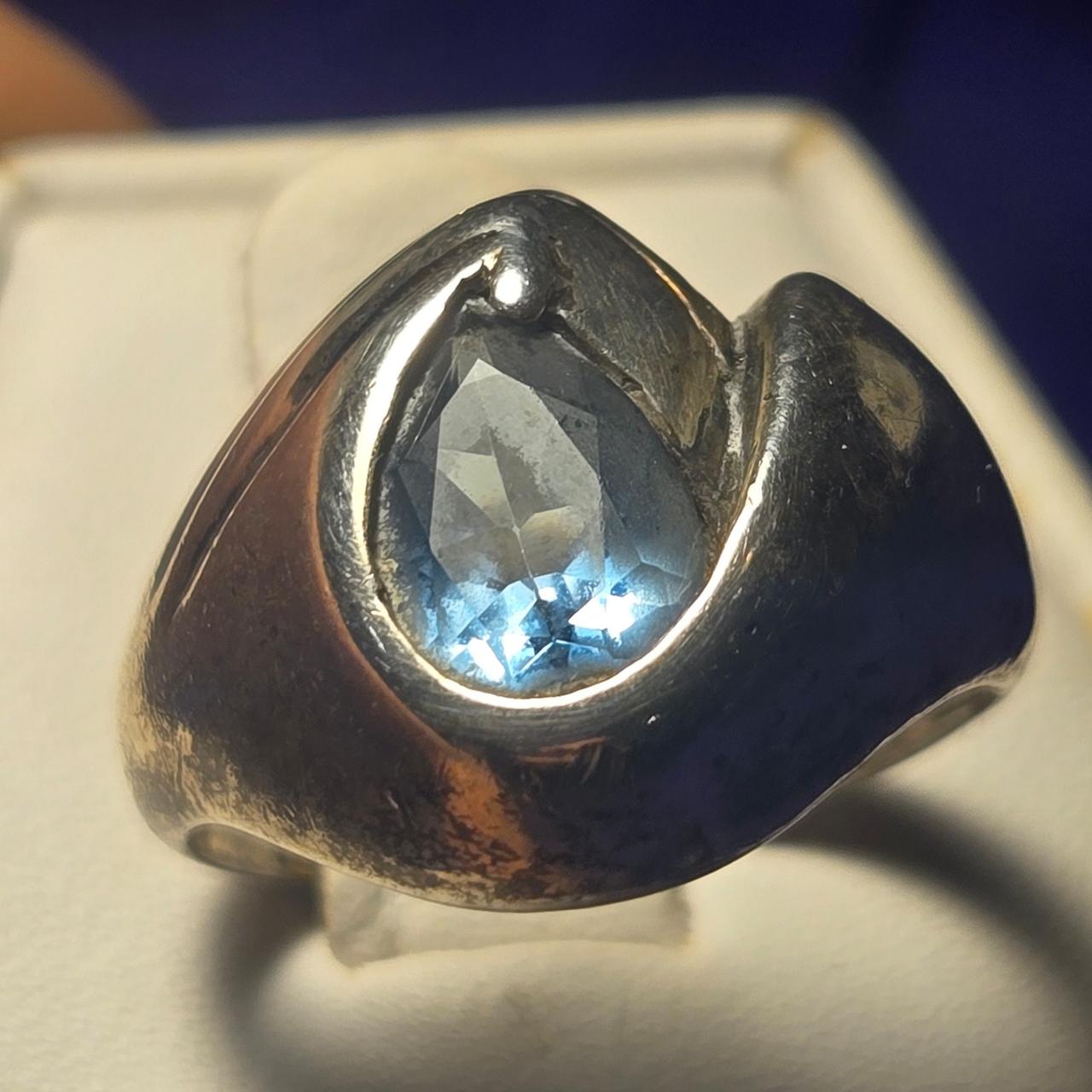 Vintage Sterling Silver Ring Sz 8