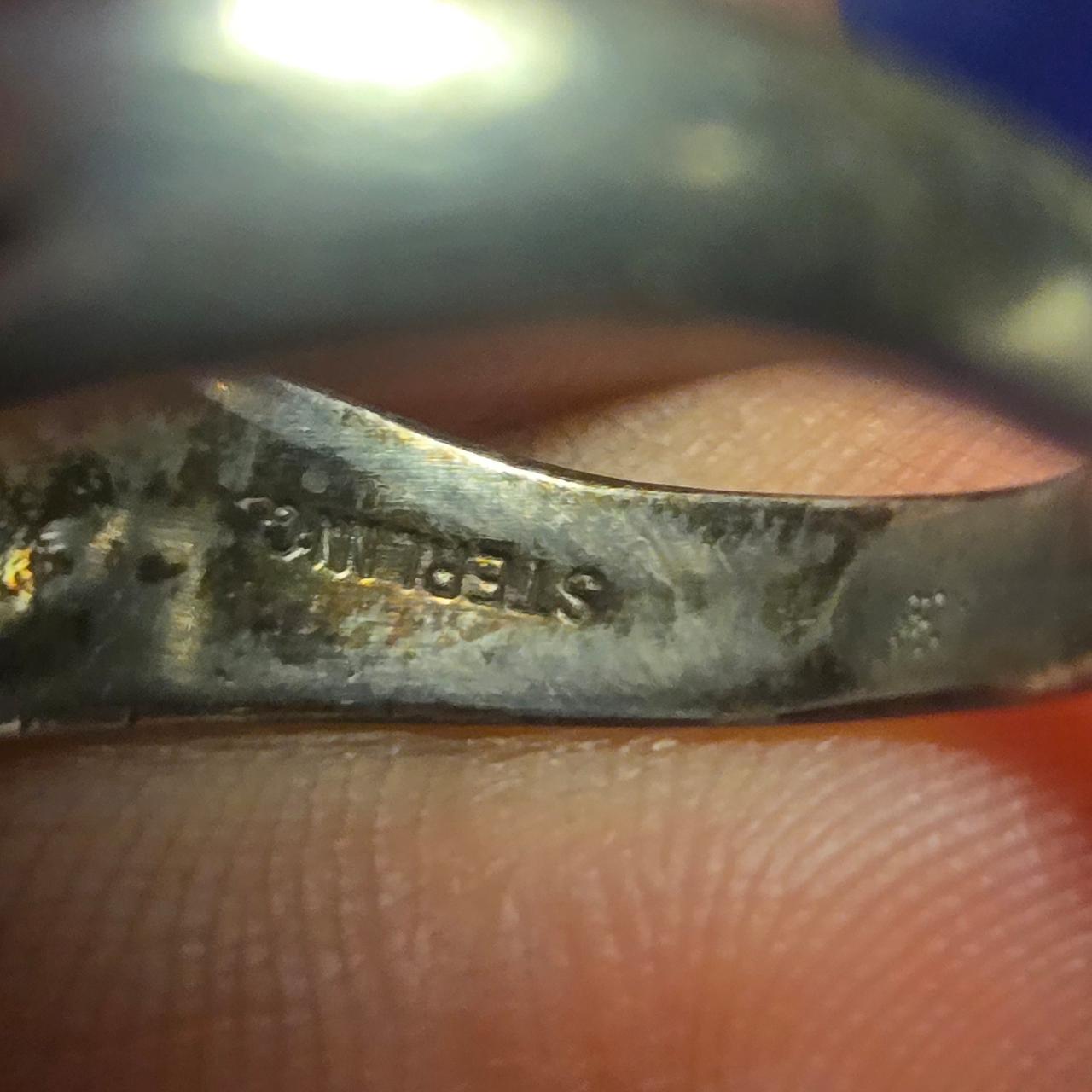 Vintage Sterling Silver Ring Sz 8