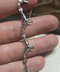 Sterling Silver Whale Bracelet 8 inches