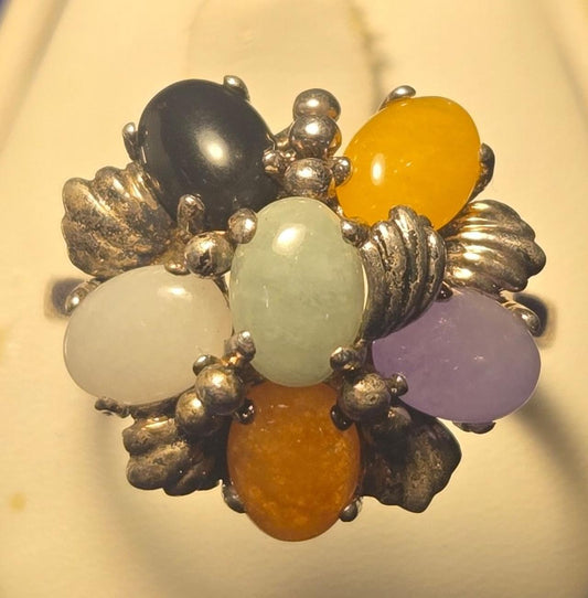 Vintage Sterling Silver 925 Ring Sz 9