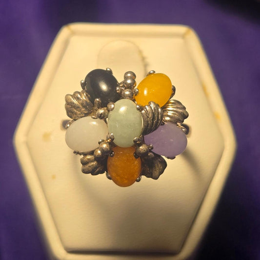 Vintage Sterling Silver 925 Ring Sz 9