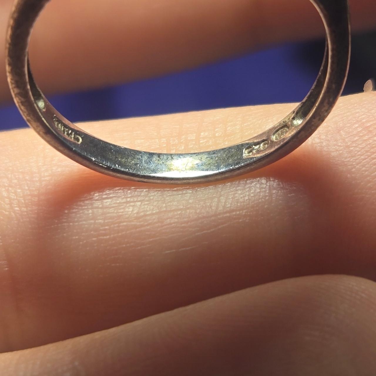 Vintage Sterling Silver 925 Ring Sz 9