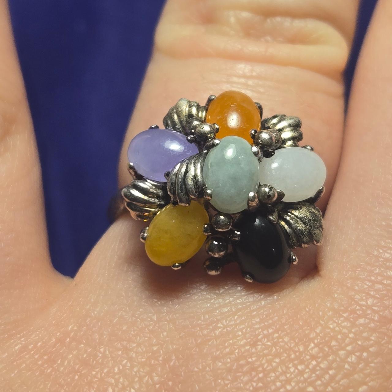 Vintage Sterling Silver 925 Ring Sz 9