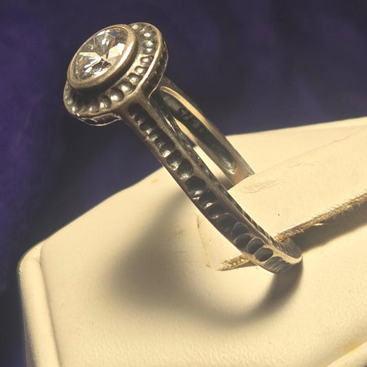 Vintage Sterling Silver Ring Sz 7