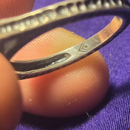 Vintage Sterling Silver Ring Sz 7