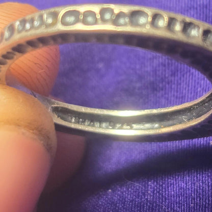 Vintage Sterling Silver Ring Sz 7