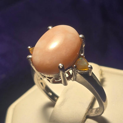 Vintage Sterling Silver Ring Sz 7