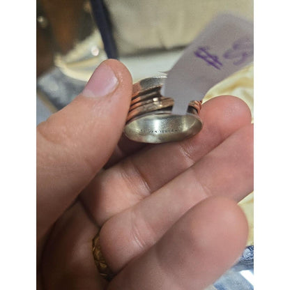 FIDGET vintage sterling silver ring sz 10