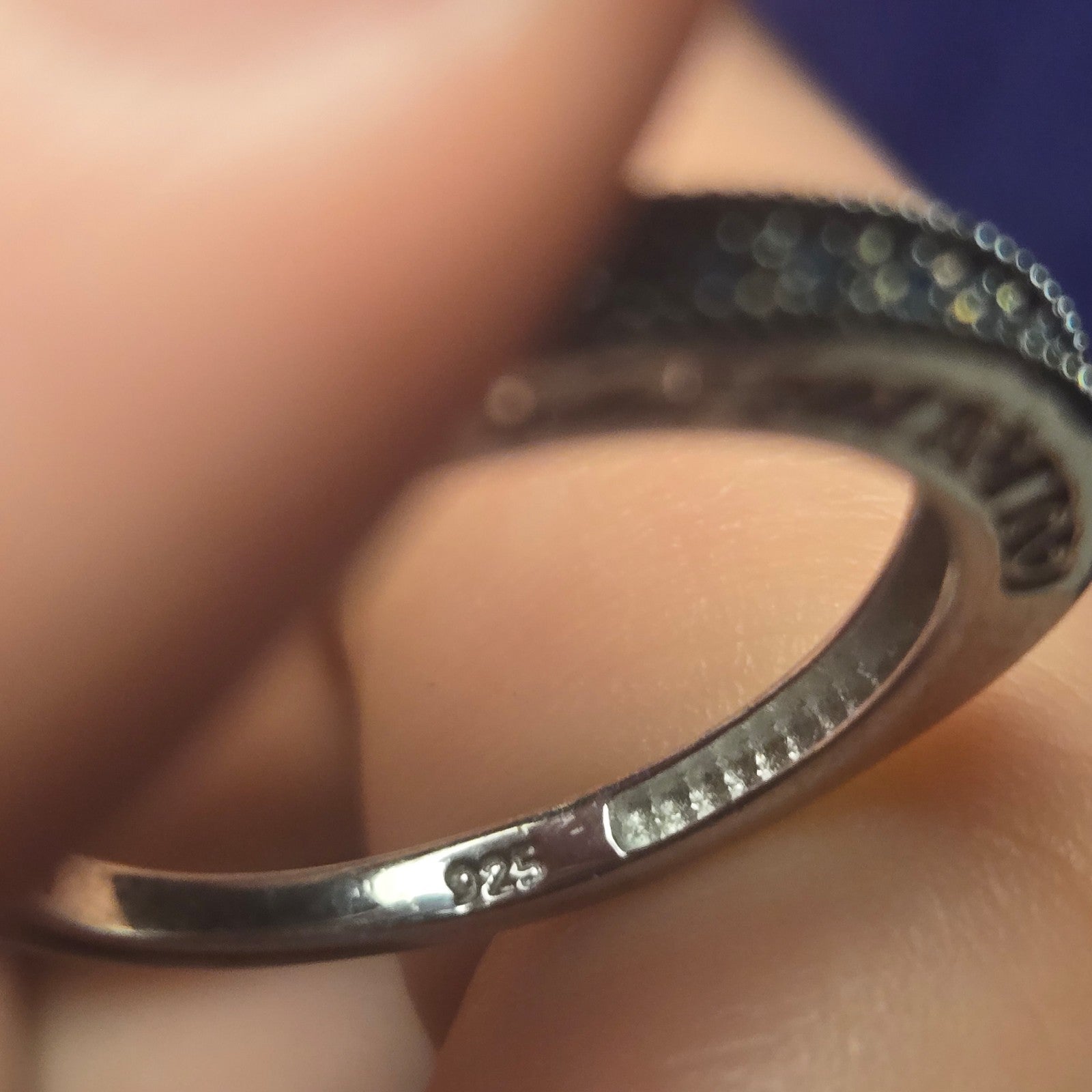 Vintage Sterling Silver 925 Ring Sz 7