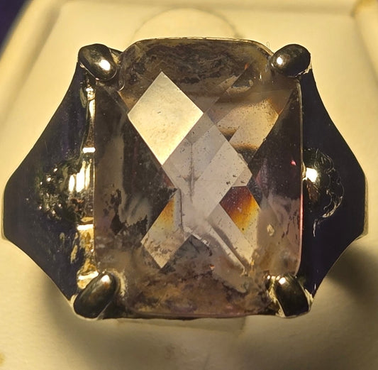 Vintage Sterling Silver Ring Sz 10