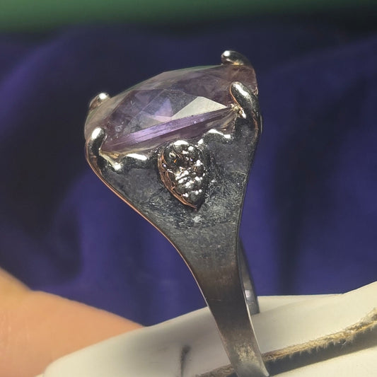 Vintage Sterling Silver Ring Sz 10