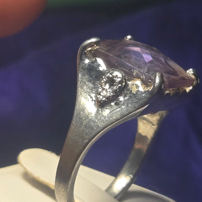 Vintage Sterling Silver Ring Sz 10