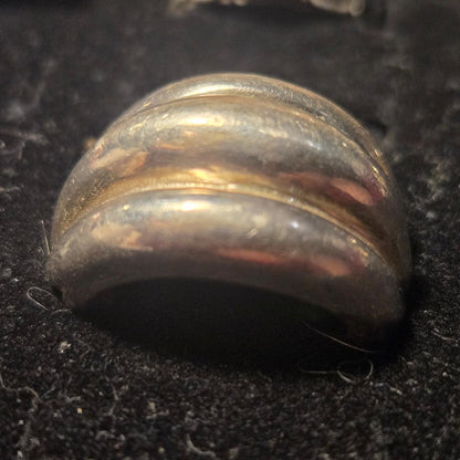 Heavy Vintage sterling silver ring sz 6.5