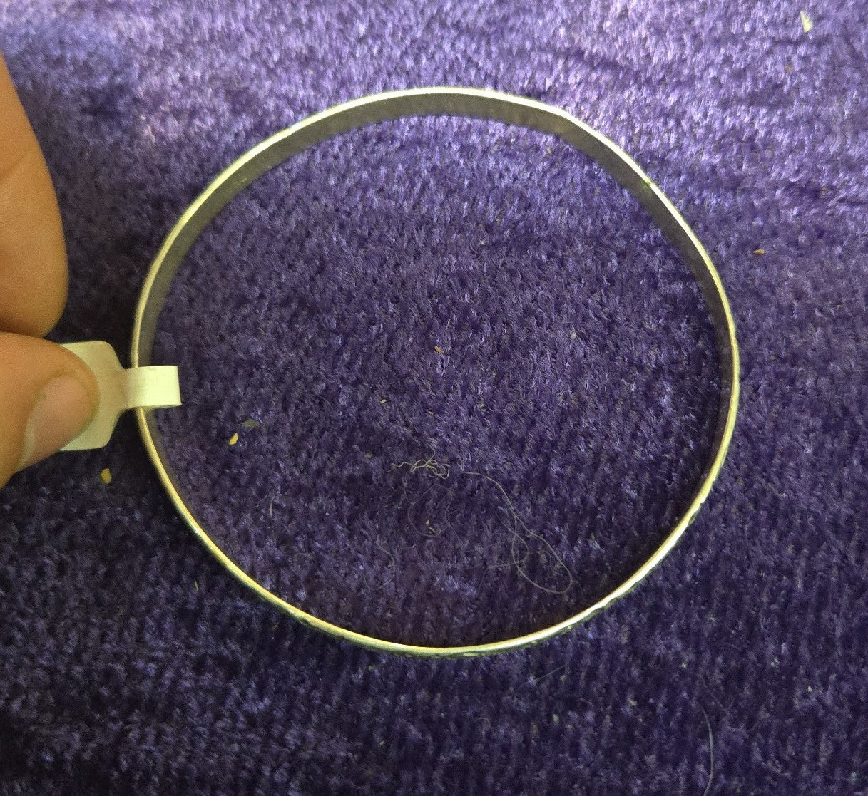 Danecraft 3" diameter sterling silver bracelet