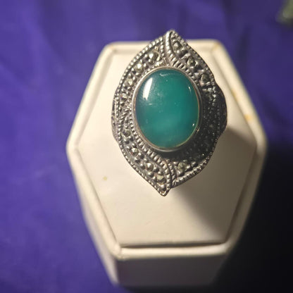 Vintage Sterling Silver 925 Ring Sz 6