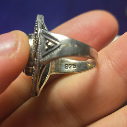 Vintage Sterling Silver 925 Ring Sz 6