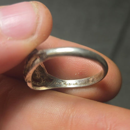 Vintage sterling silver ring sz 7.5
