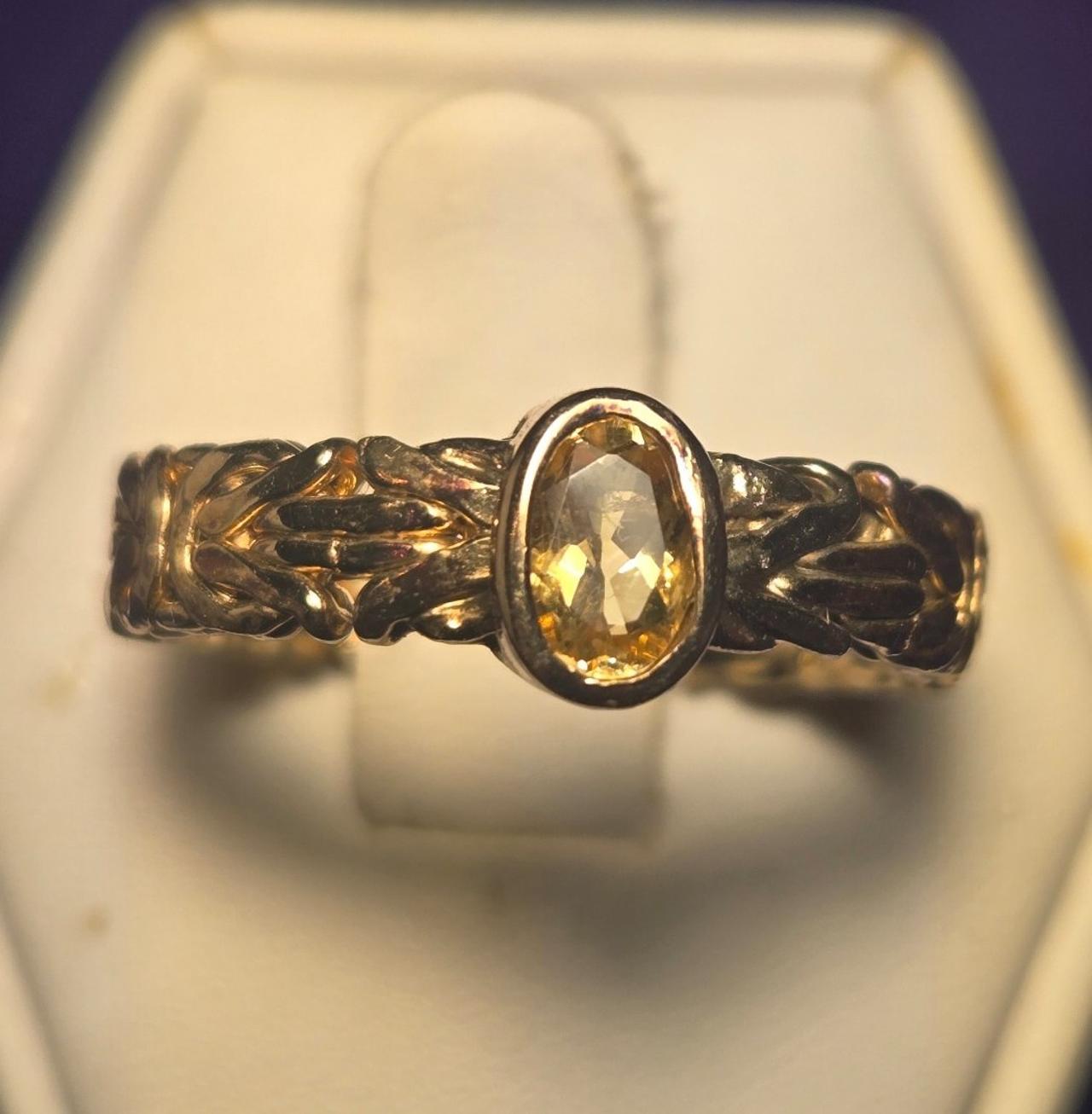 RingVintage Sterling Silver 925 Ring Sz 9