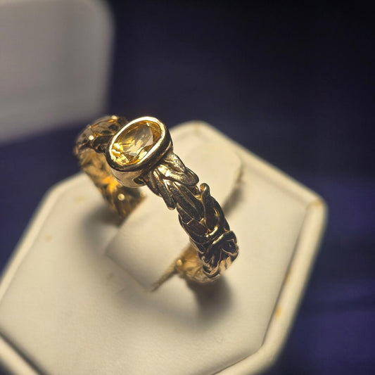 RingVintage Sterling Silver 925 Ring Sz 9