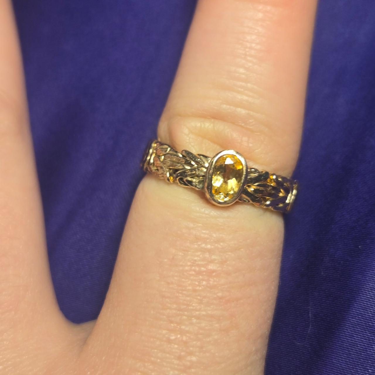 RingVintage Sterling Silver 925 Ring Sz 9