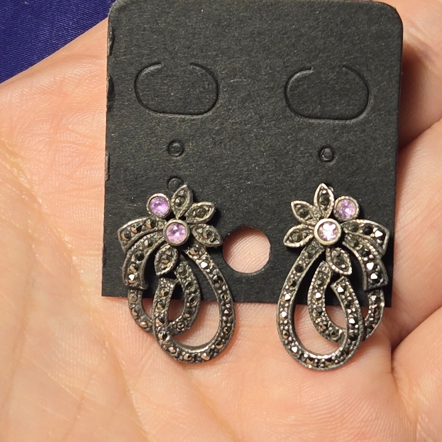 Art deco Sterling Silver Earrings
