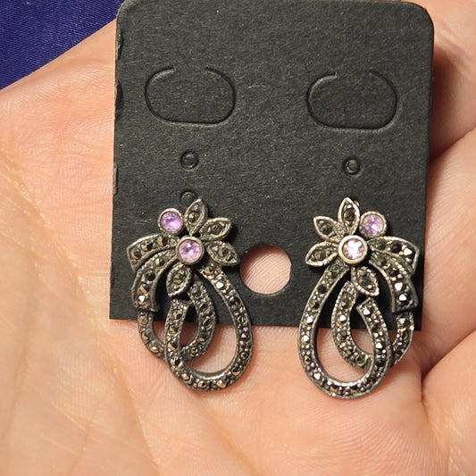 Art deco Sterling Silver Earrings