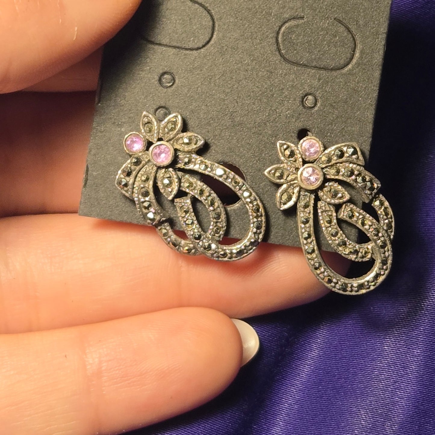 Art deco Sterling Silver Earrings