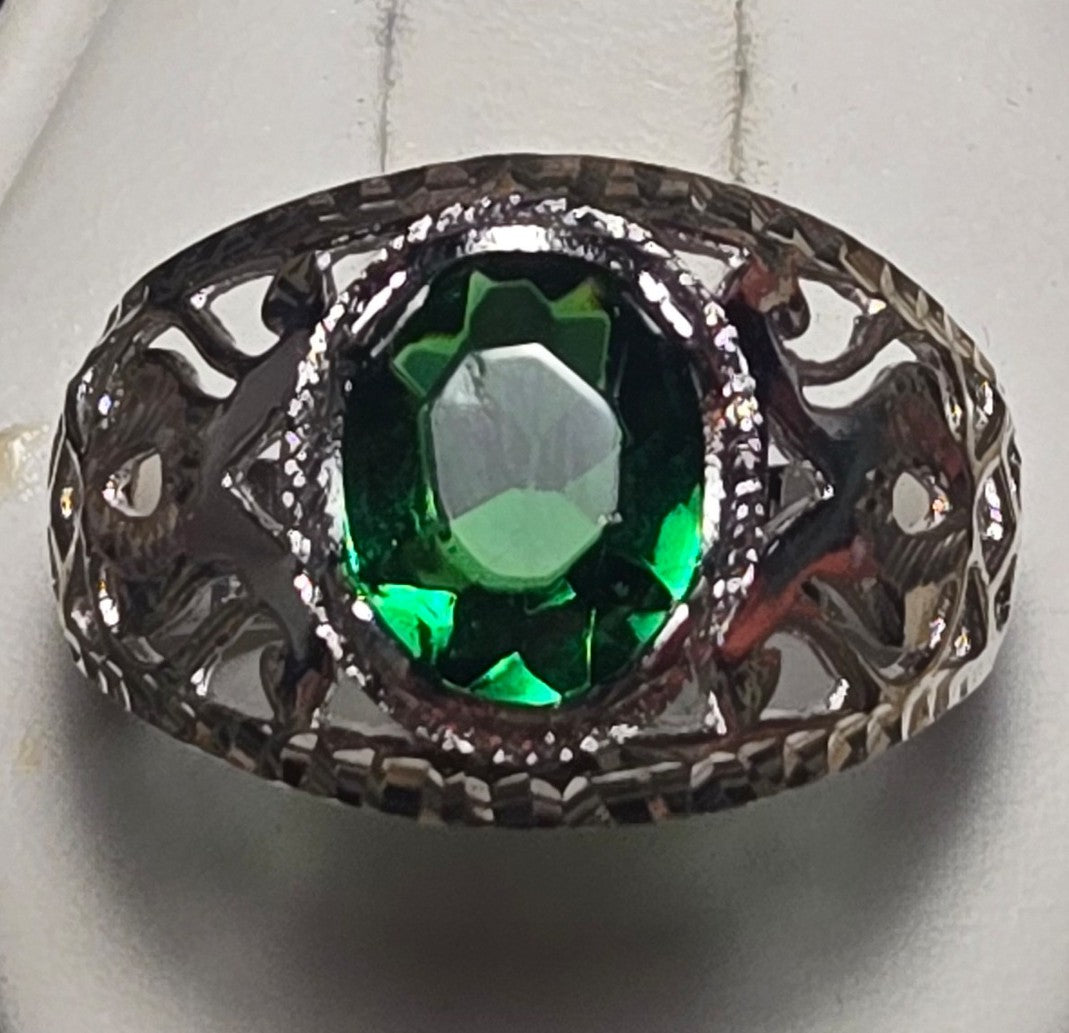 Vintage sterling silver ring sz 11