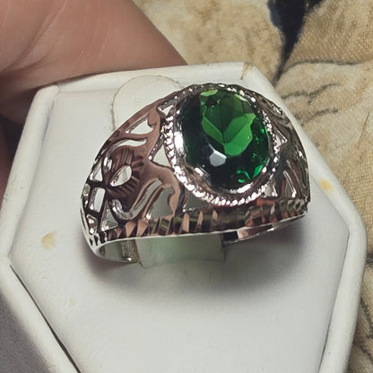 Vintage sterling silver ring sz 11