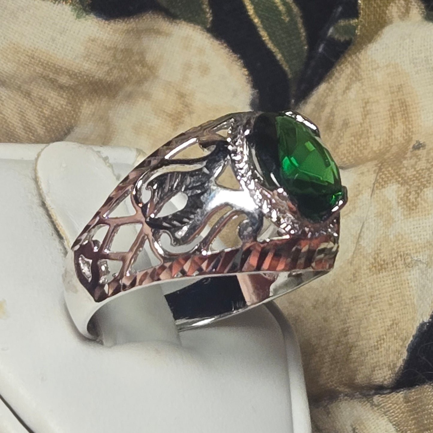 Vintage sterling silver ring sz 11