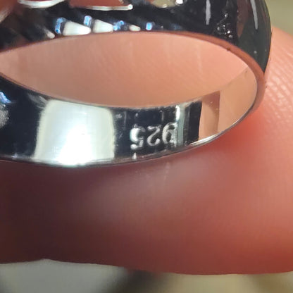Vintage sterling silver ring sz 11